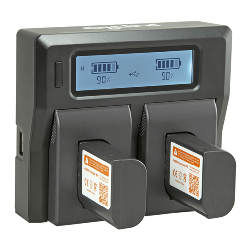 מטען כפול JUPIO לסוללות Panasonic BLK22