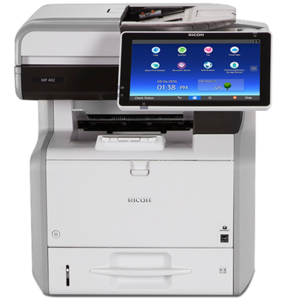 מדפסת משולבת שחור לבן Ricoh mp402 מחודשת