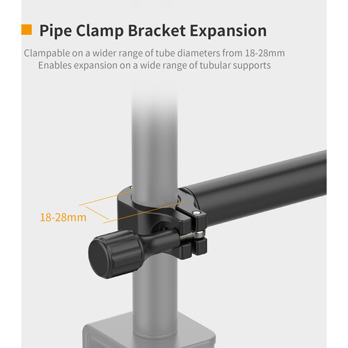 תופסן לציוד נלווה ulanzi 2665 ls04 clamp on frection arm