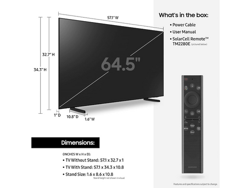 טלוויזיה “‏85 Samsung QLED 4K QE85Q60B