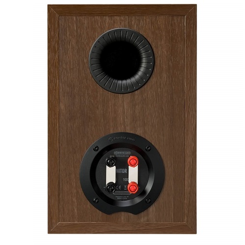 זוג רמקולים מדפיים Monitor Audio מוניטור אודיו MONITOR 100 אגוז