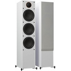 זוג רמקולים רצפתיים Monitor Audio מוניטור אודיו MONITOR 300 לבן