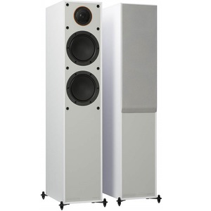 זוג רמקולים רצפתיים Monitor Audio מוניטור אודיו MONITOR 200 לבן 