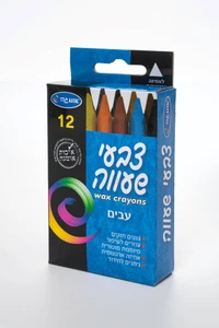 צבעי שעווה 12 עבה תלייה