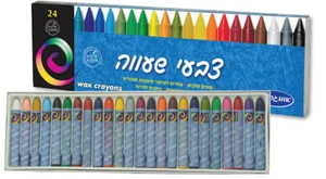 צבע שעווה 24 שרוול