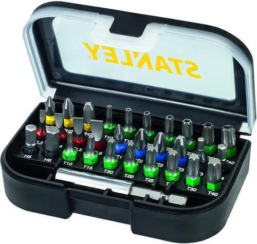 סט ביטים 31 עם מחזיק מגנטי 60490 STANLEY