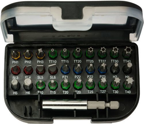 סט ביטים 31 עם מחזיק מגנטי 60490 STANLEY