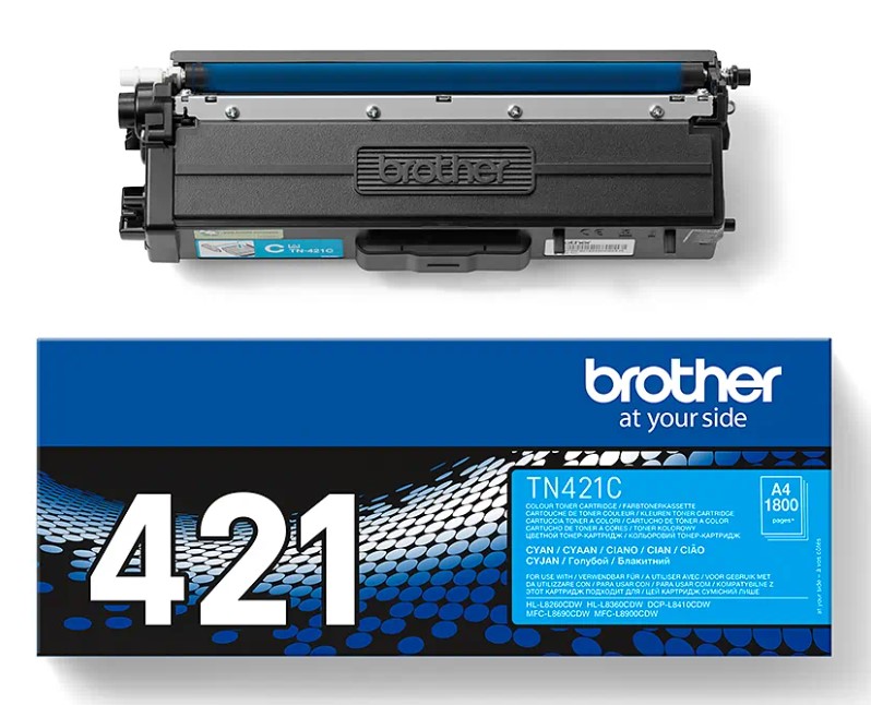 טונר מקורי TN-421C של Brother- כחול
