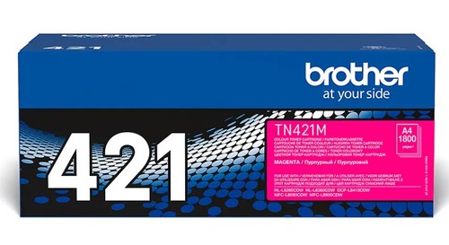 טונר מקורי TN-421M של Brother- מג'נטה אדום