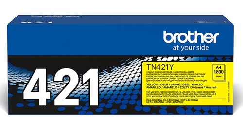 טונר מקורי TN-421Y של Brother- צהוב
