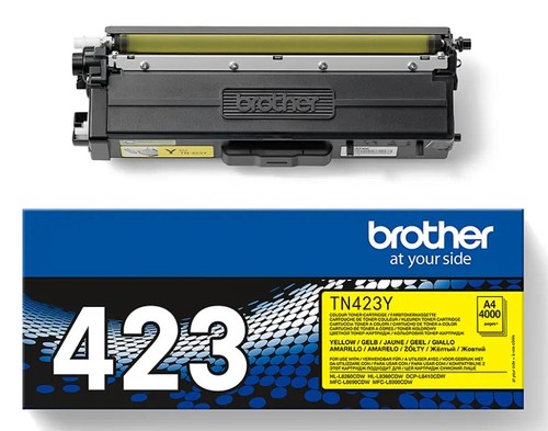 טונר מקורי TN-423Y של Brother- צהוב