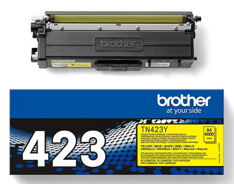 טונר מקורי TN-423Y של Brother- צהוב