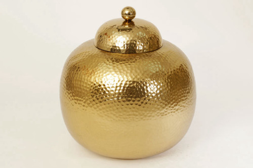 ואזה BRASSGOLD עם מכסה