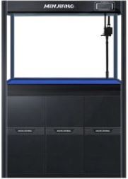 אקווריום מיניאנג זכוכית L800F שחור / לבן