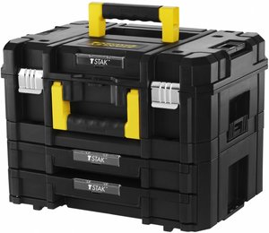 ארגז עליון TSTAK + שתי מגירות DEWALT