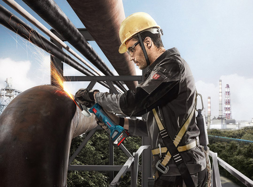 סט כלי עבודה נטען 18V אימפקט רטיטה + פטישון + משחזת + 2 סוללות BOSCH 15990.M5G 5Ah