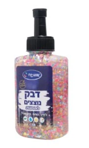 דבק נוצצים לבן ססגוני 88.5 מל