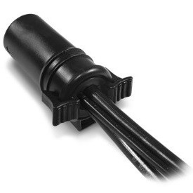 מחבר סיליקון מתח נמוך שחור LV9500 מוגן מים מארז 12 יחידות