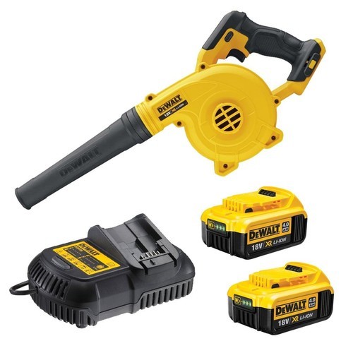 מפוח נטען 20V כולל סוללות 4AH מבית Dewalt