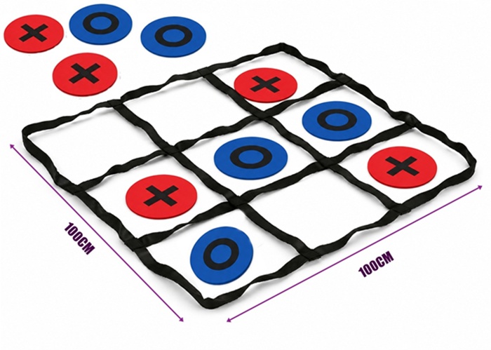 משחק איקס עיגול גדול רצפתי 100X100 ס"מ