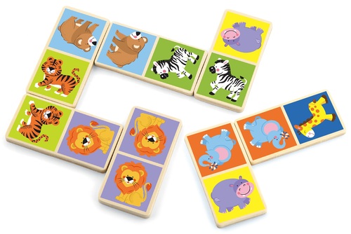 דומינו חיות בר מאוירות 28 חלקים