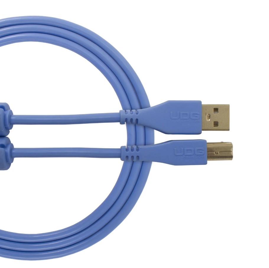 UDG Ultimate USB Cable A-B Blue 2M כבל זוויתי כחול