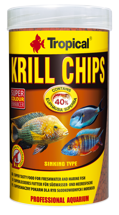 מזון קריל צ'יפס 1000 מ”ל Krill Chips