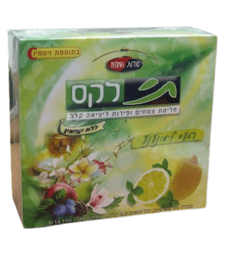 חליטת תה תי לקס לימונענע - חליטה ליציאה קלה - 40 שקיקים
