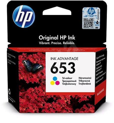 ראש דיו צבעוני HP653