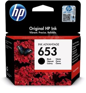 ראש דיו שחור HP653