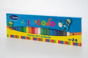 פלסטיגן 24 צבעים בקופסא