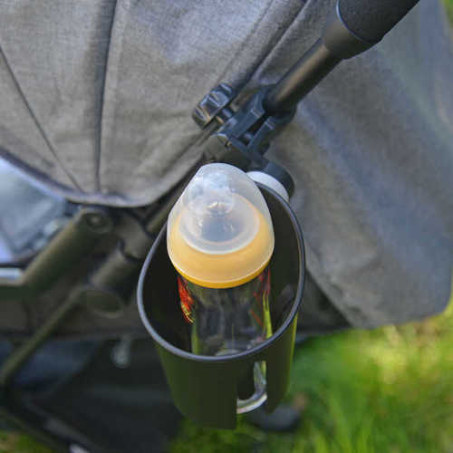 מתקן כוס / בקבוק אוניברסלי לעגלות תינוק וטיולונים עם חיבור מהיר