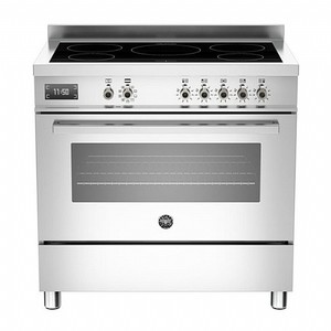 תנור משולב כיריים 90 ס"מ מבית BERTAZZONI ברטזוני דגם PRO90 5 IND MFE SXT