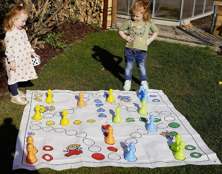 משחק לודו Ludo ענקי לבית ולחצר
