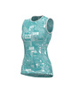 גופיית רשת נשים  BREAK BASE LAYER MESH LADY תכלת בייס לייר דקיקה ביותר מנדפת מאוד מסנן קרינה
