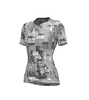 חולצת רשת נשים  BREAK BASE LAYER MESH LADY JERSEY לבן-אפור בייס לייר דקיקה ביותר מנדפת מאוד מסנן קרינה