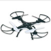 רחפן נטען DRONE FIVE עם מצלמת WIFI, שלט רחוק ואורות LED צבעוניים - שחור