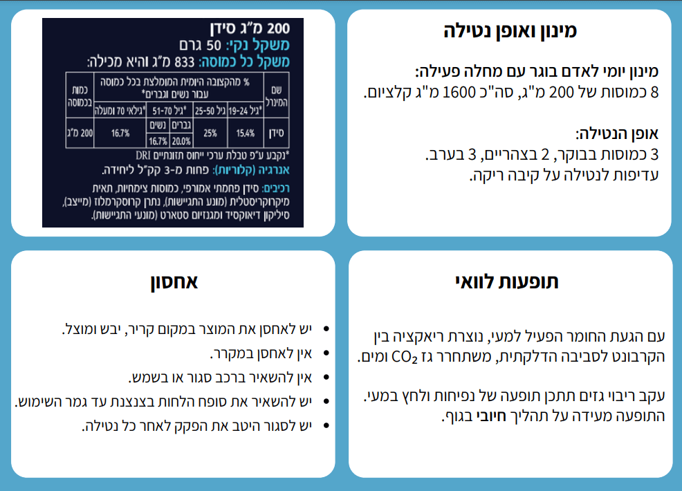 pH גסטרילקס | כמוסות סידן קרבונט אמופרי | שחרור מושהה במעי | מינרלים ננו-אמורפיים | מכיל 200 מ"ג סידן | מכיל 60 כמוסות |