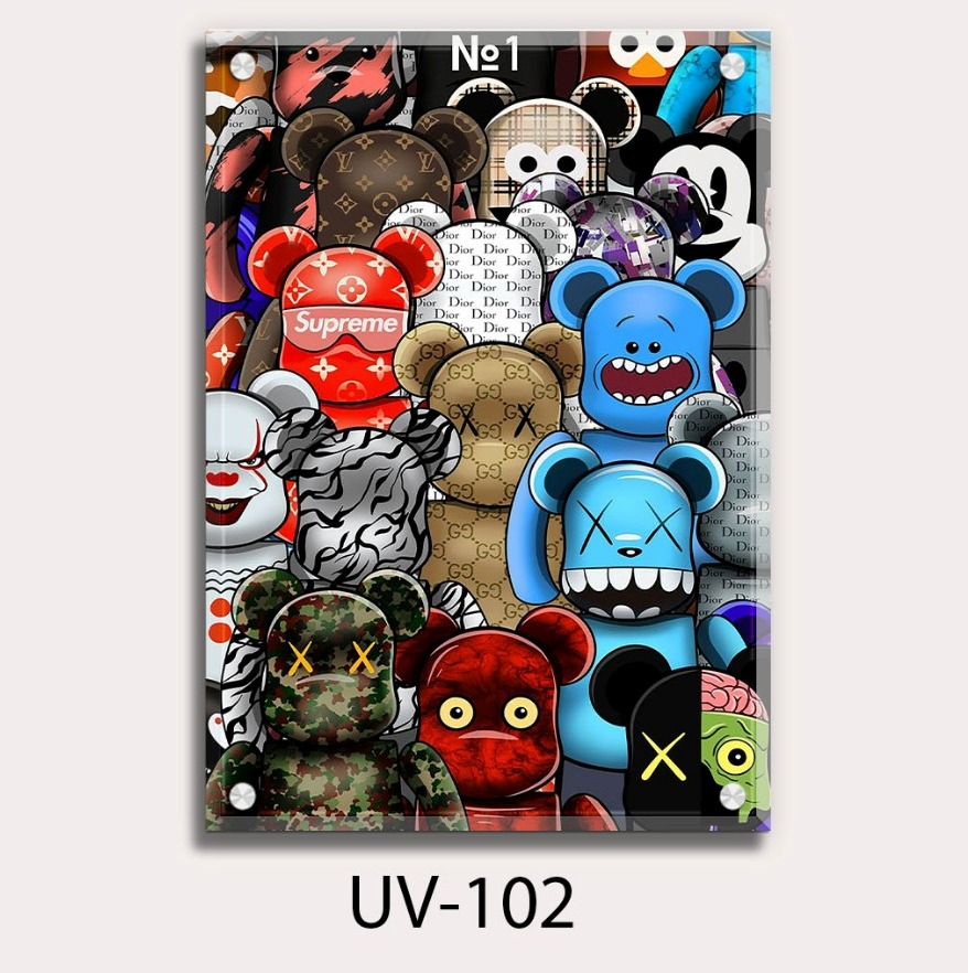 תמונת מעצבים בהדפס זכוכית | UV 102