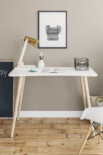 שולחן סטודנט מדליק בגוון לבן דגם אופיר לבן