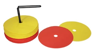 סט ספוטים שטוחים לסימון 24 יח' כולל סטנד TOTAL SPORT