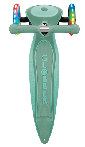 קורקינט מתקפל לילדים פרימו פלוס לייטס עם אורות בגלגלים וידית 4 גבהים - מנטה