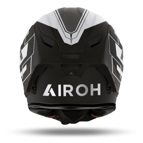 קסדת אירו מלאה אפור / לבן - AIROH GP550 S CHALLENGE