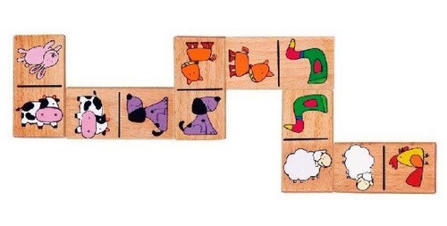 דומינו חיות קלאסי 28 חלקים