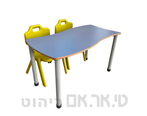 שולחן תלמיד זוגי דגם גל מסדרת wave