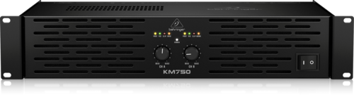 מגבר הספק 2 ערוצים מדגם Behringer KM750