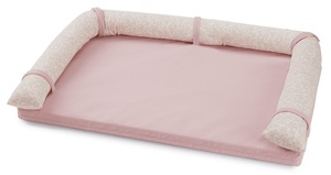 משטח החתלה 100% כותנה עם מגן ראש לשידת החתלה - פרחים Floral Mist