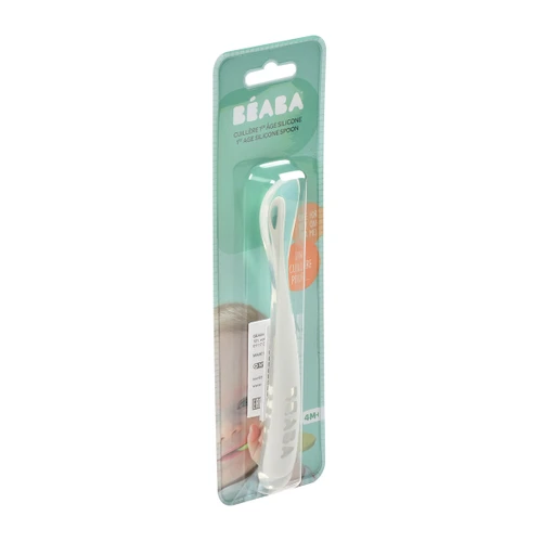 כפית סיליקון BEABA ורוד