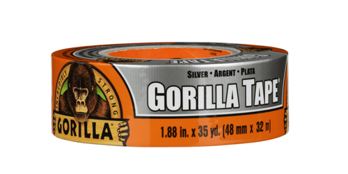 סרט הדבקה/חבלה לתיקון, קיבוע והגנה GORILLA כסוף 71 מ