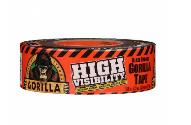 סרט הדבקה/חבלה לתיקון, קיבוע והגנה GORILLA כתום 48 מ"מ, 32 מ